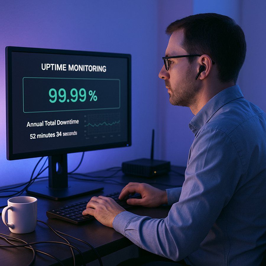 For Webmasters: Uptime Rates and Downtime Durations Explained with Examples
