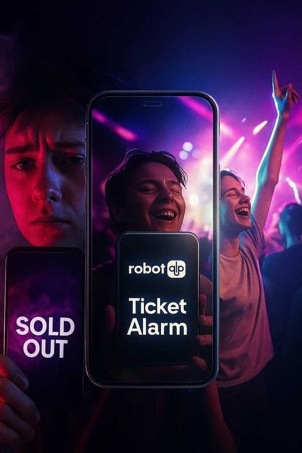 Ticket Alarm: Don't Miss the Concert of Your Dreams! Get Tickets the Moment They Go on Sale!